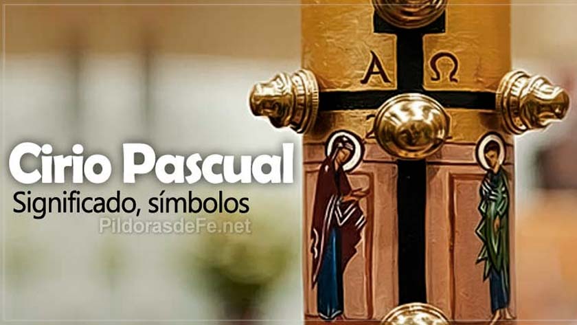 cirio pascual en vigilia de pascua sabado santo simbolos significado