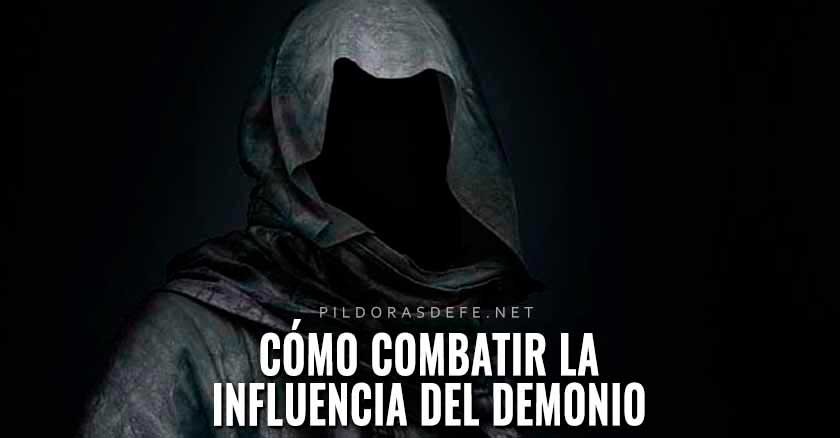 como combatir la influencia del demonio combatir el mal demonio con capucha sombra