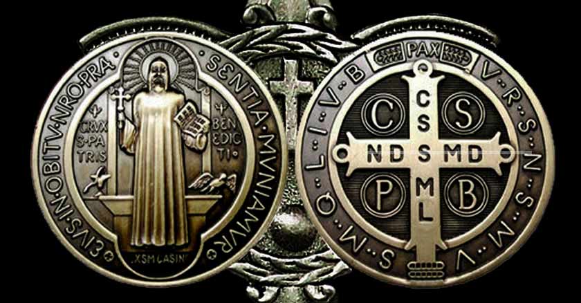 cross medal st benedict meaning sacramental