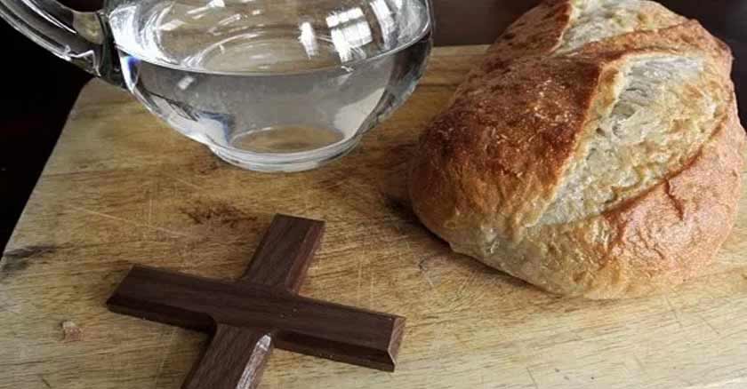 cruz pan agua pasos para ayunar una oracion que es el ayuno