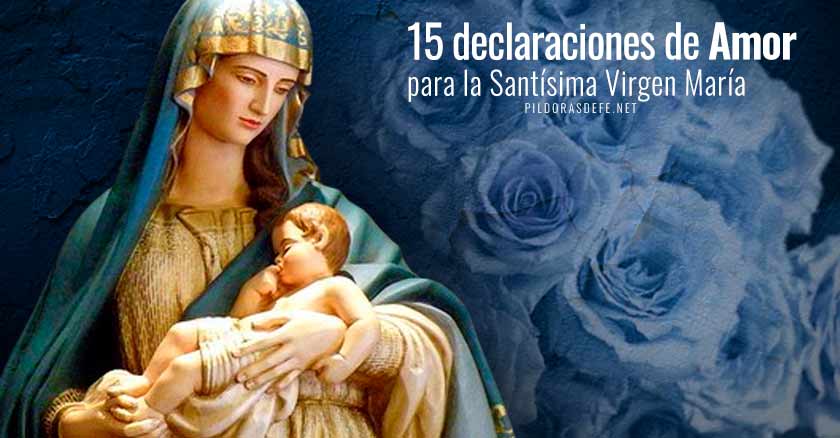 estatua virgen nino jesus declaraciones de amor para la virgen maria