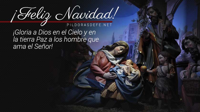 feliz navidad feliz natividad de nuestro senor jesus ha nacido el salvador