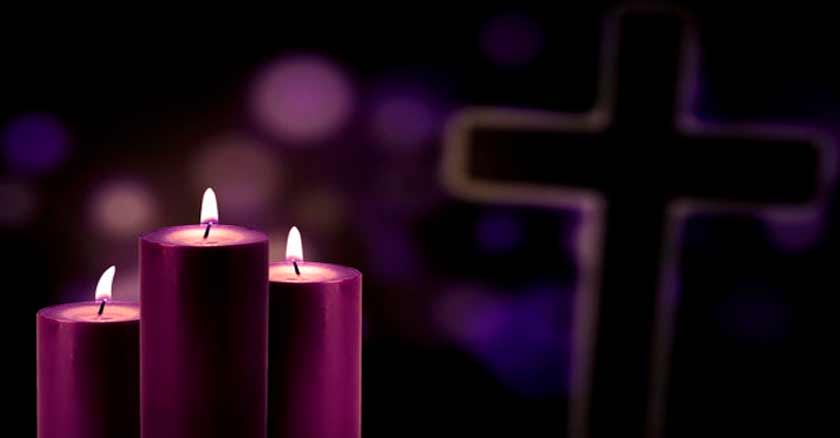 maneras de vivir una buena cuaresma sin desperdicio velas moradas cruz de cuaresma