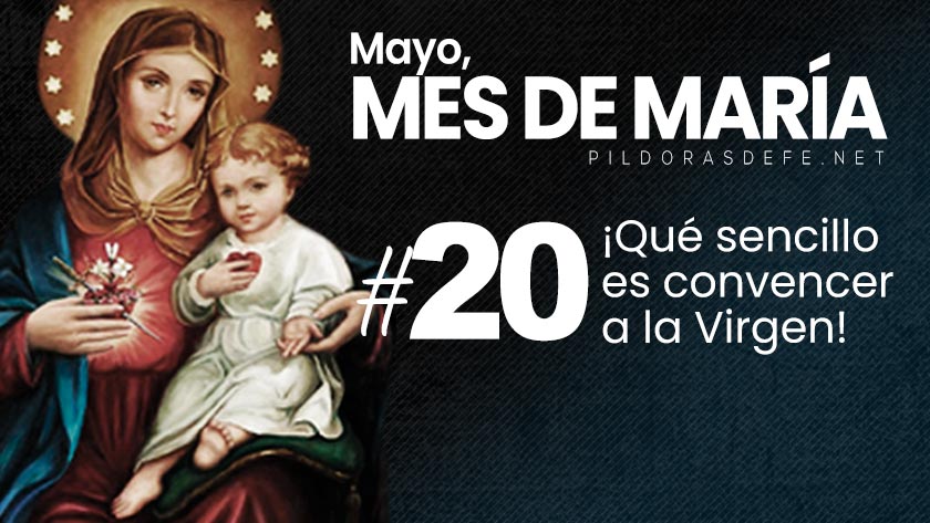 mayo mes de maria dia  sencillo convencer virgen