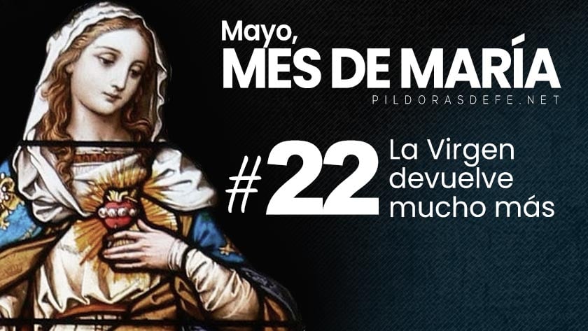 mayo mes de maria dia  virgen devuelve mucho mas