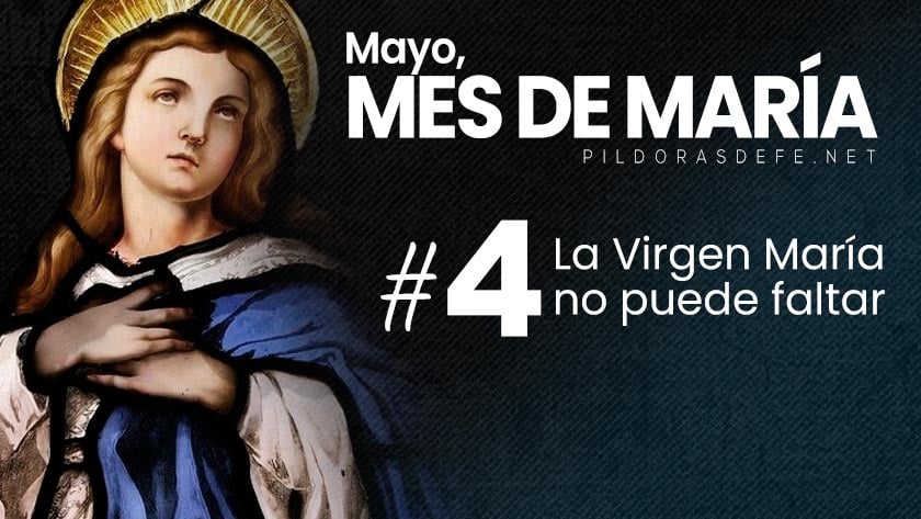 mayo mes de maria dia  la virgen no puede faltar