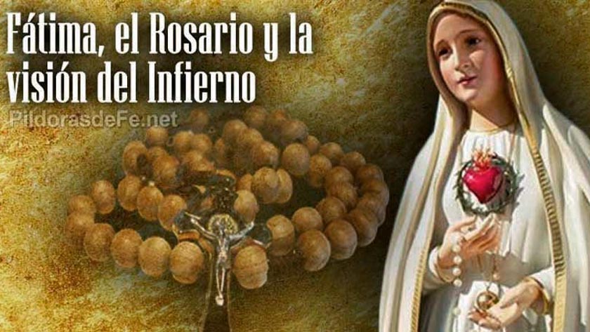 nuestra senora de fatima vision de infierno poder de rezar el santo rosario