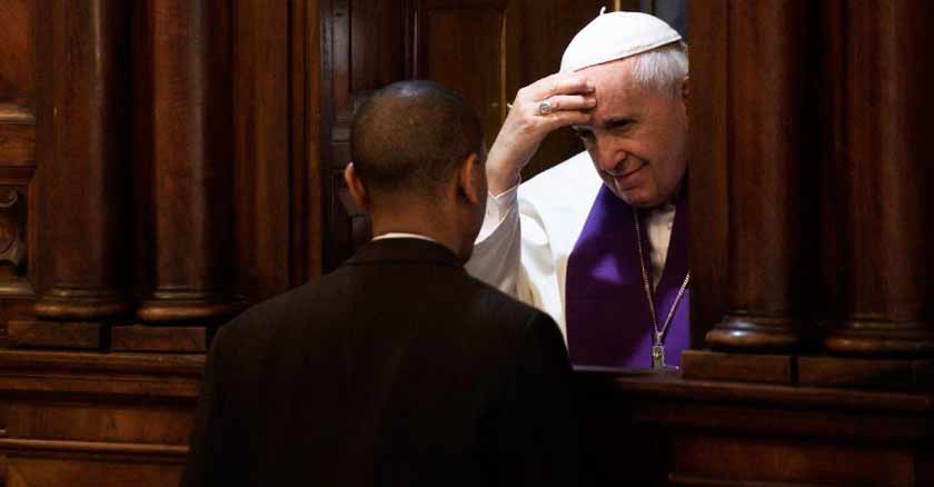 papa francisco confesando la confesion consejos que te da un santo