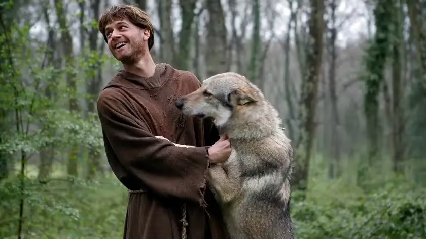 San Francisco de Asís y el lobo de Gubbio. Encuentro milagroso