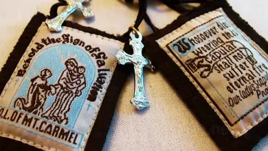 Brown Scapular Our Lady Mount Carmel spiritual protection