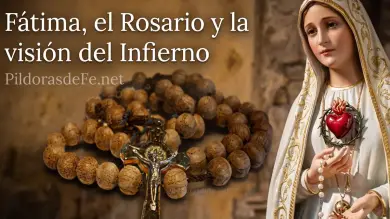 Virgen de Fatima vision del Infierno rezo del Rosario