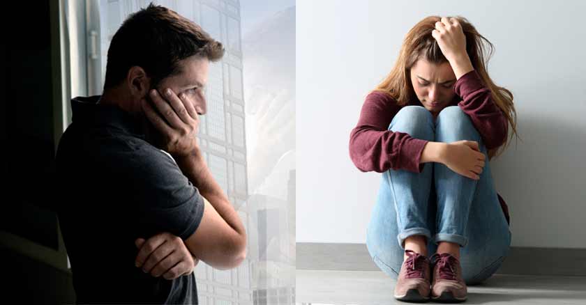 hombre mujer angustia  estudios demuestran religion reduce la depresion ansiedad estres