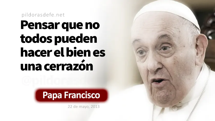 El que no esta contra nosotros Papa Francisco Marcos Cita Biblica webp