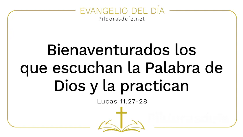 Evangelio del dia Bienaventurados escuchan Palabra practican Lucas    Cita Biblica   webp