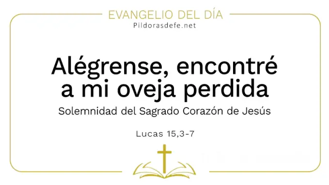 Evangelio del dia Encontre la oveja perdida Lucas    Cita Biblica   