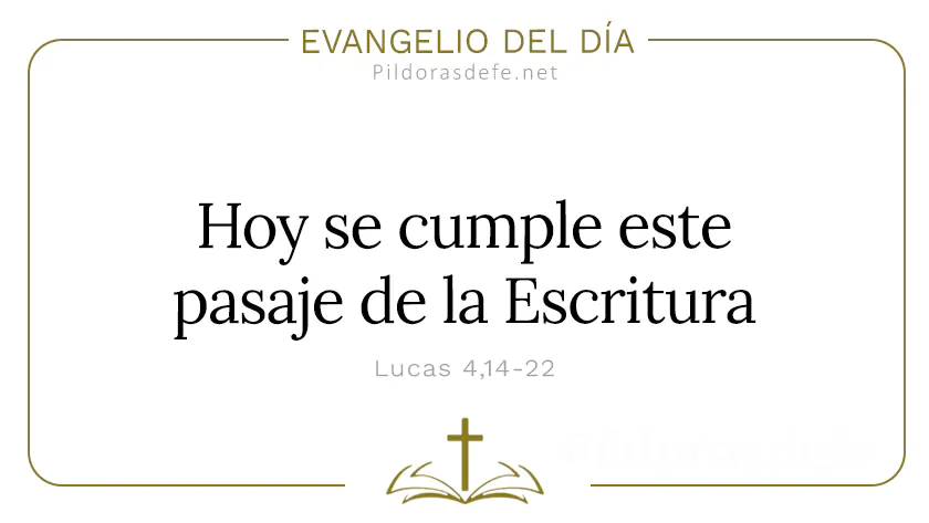 Evangelio del dia Hoy se cumple este pasaje Lucas    Cita Biblica   webp