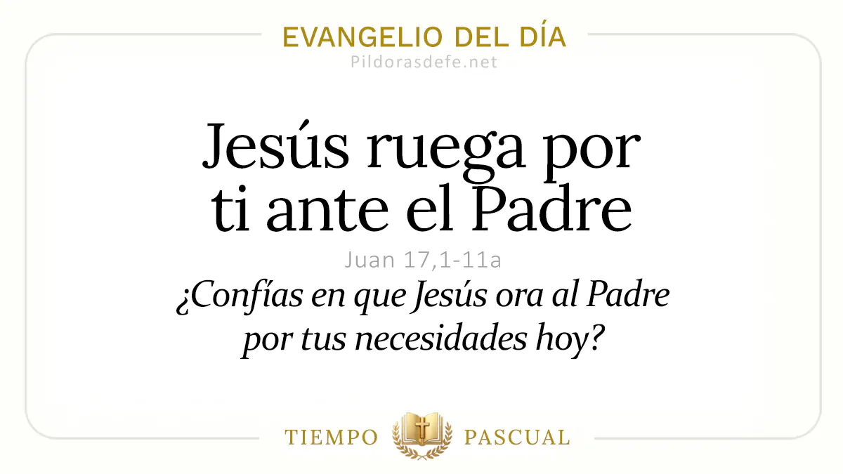 Evangelio del dia Martes Juan    Jesus ruega porti  may webp