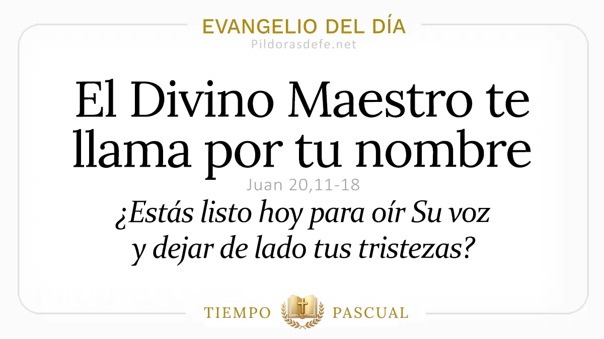 Evangelio del dia Martes Juan    El Divino Maestro te llama por tu nombre  Abril webp