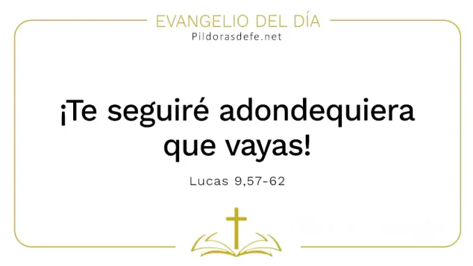 Evangelio del dia Te seguire adondequiera Lucas    Cita Biblica   