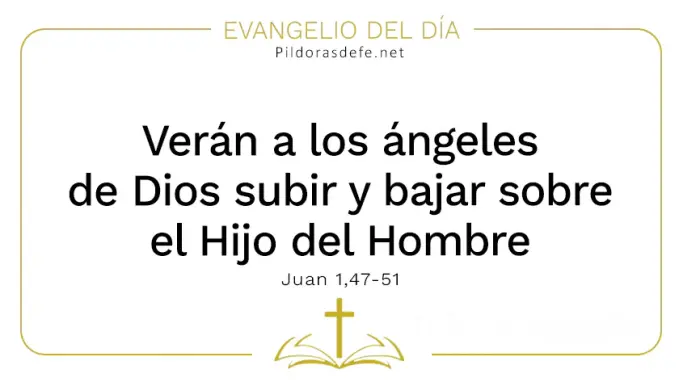 Evangelio del dia Veran cielo angeles de Dios Juan    Cita Biblica   