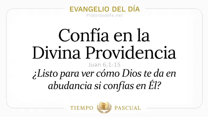 Evangelio del dia Viernes Juan    Jesus multiplica panes  Abril 