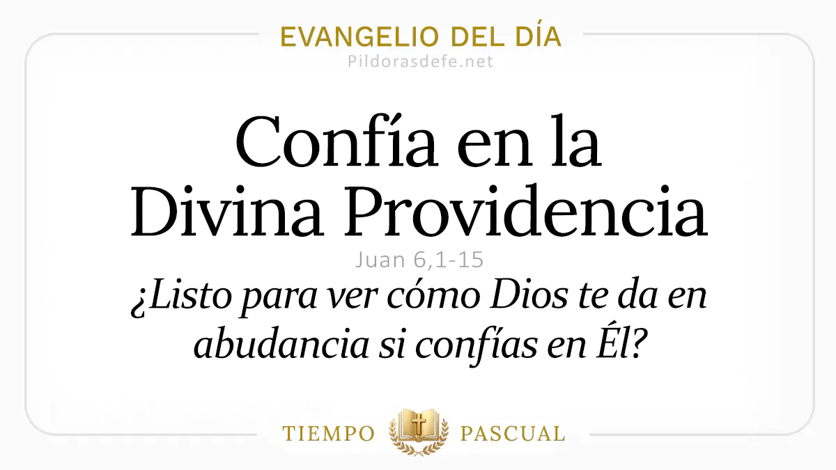 Evangelio del dia Viernes Juan    Jesus multiplica panes  Abril webp