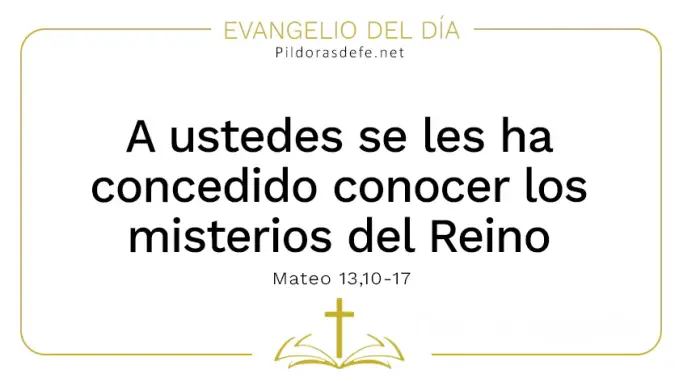 Evangelio del dia los misterios del reino Mateo    Cita Biblica   