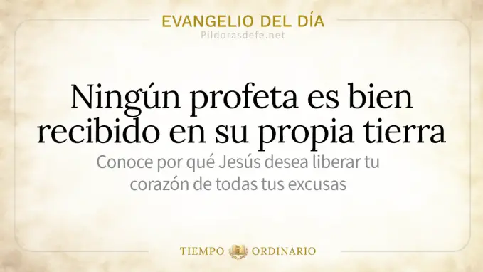 Evangelio del dia lunes Lucas    Ningun Profeta bien recibido en su tierra 