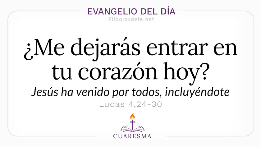 Evangelio del dia lunes Lucas Jesus ha venido por todos incluyendote Mar webp