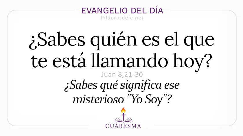 Evangelio del dia martes Juan    Cuando hayan levantado al Hijo del Hombre  Mar webp