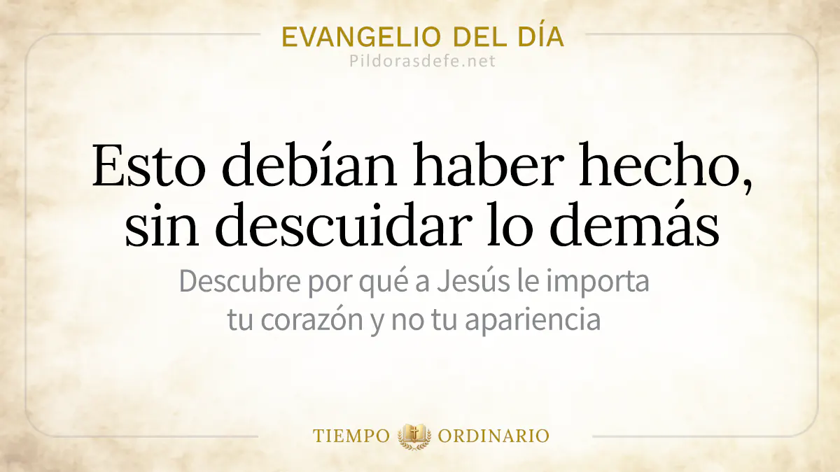 Evangelio del dia martes Mateo    Debian de haber hecho hipocritas webp