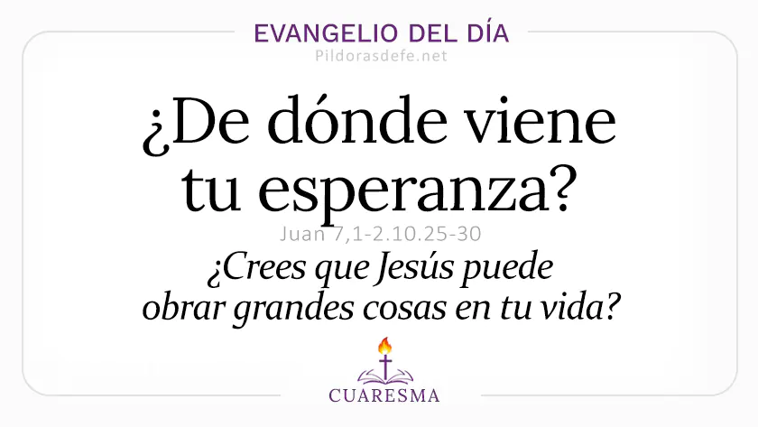 Evangelio del dia viernes Juan       No habia llegado su hora  Mar webp