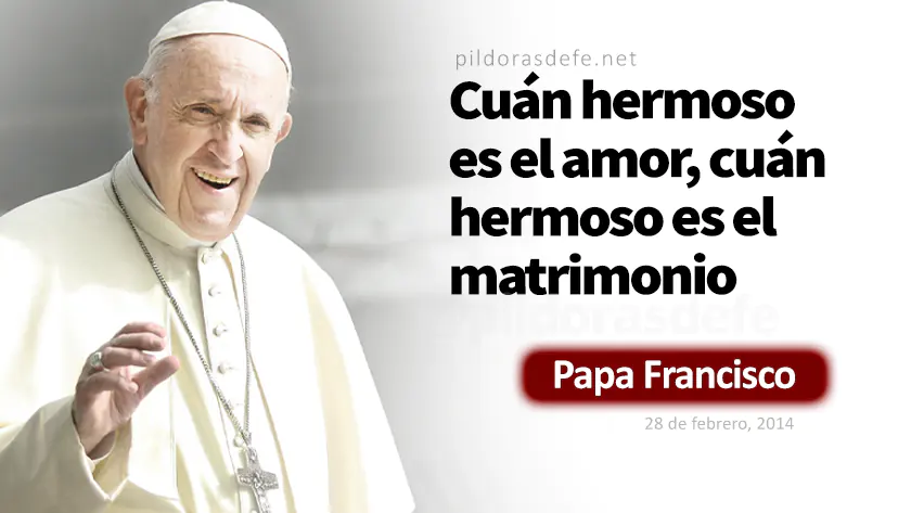 Lo que Dios ha unido Papa Francisco Marcos Cita Biblica webp
