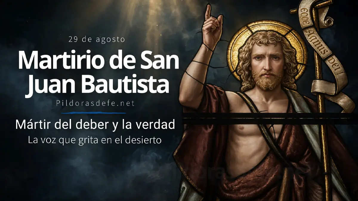 Martirio de San Juan Bautista fiesta profeta verdadwebp