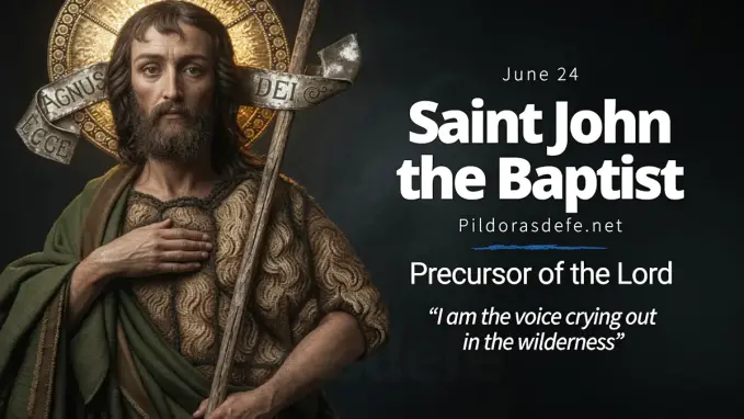 Nativity Saint John the Baptist forerunner