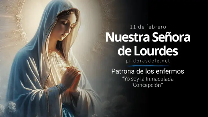 Nuestra Senora de Lourdes Patrona de los enfermos