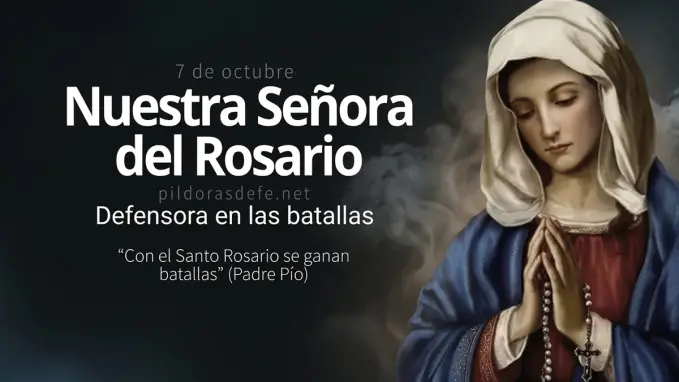Nuestra Senora del Rosario Defensora en las Batallas Virgen del Rosario