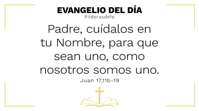 Que sean uno como nosotros somos uno Juan  b  Cita Biblica   
