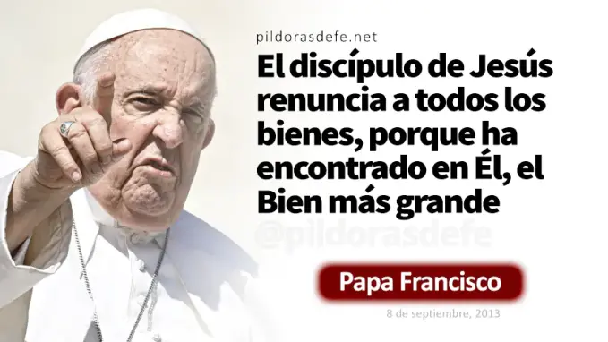 Quien no renuncia a todo no es mi discipulo Lucas    Evangelio Cita Biblica   