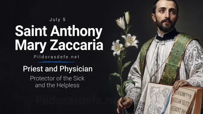 Saint Anthony Mary Zaccaria physician priest eucharist healing