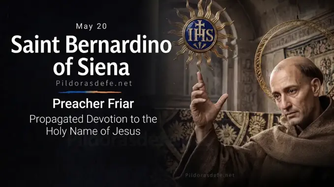 Saint Bernardino of Siena preacher Holy Name of Jesus