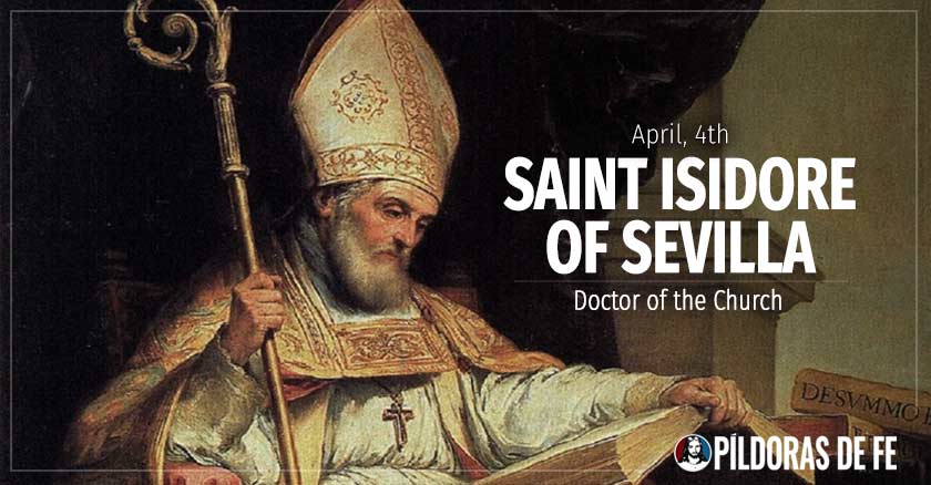 Saint Isidore of Sevilla Doctor of the Church Patron of the Internet April 