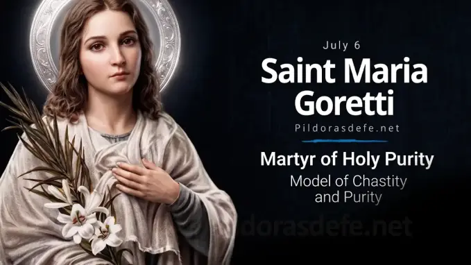 Saint Maria Goretti martyr holy purity catholic