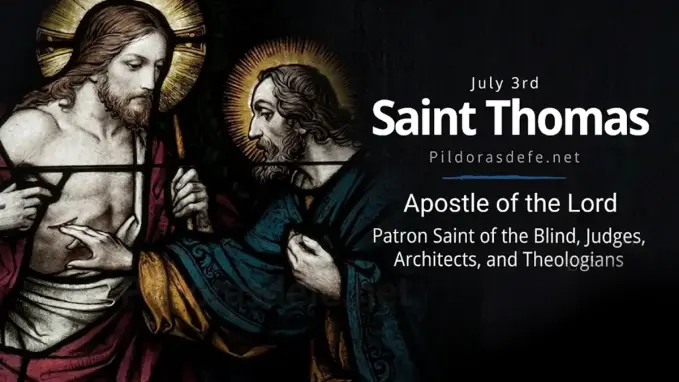 Saint Thomas Apostle biography patron
