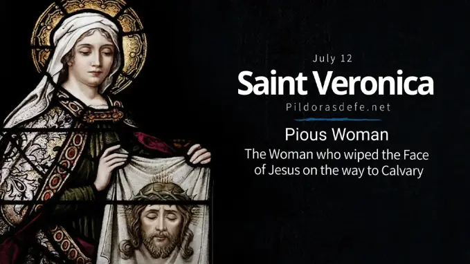 Saint Veronica face Christ Passion Holy Face