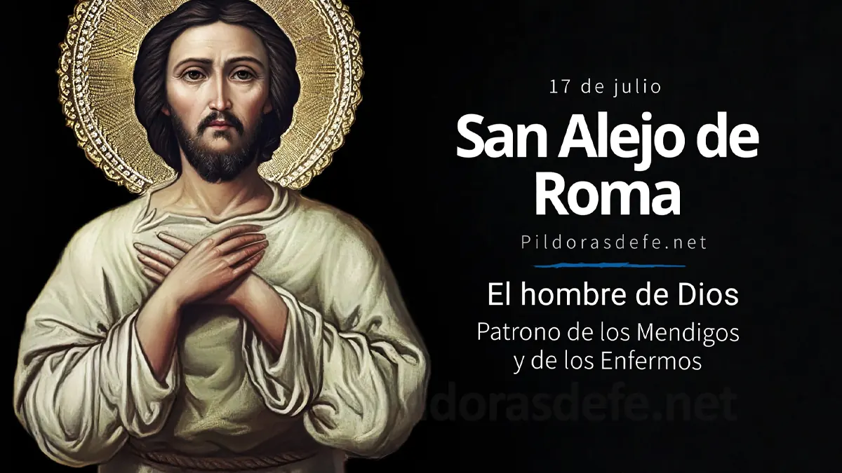 San Alejo de Roma el Hombre de Dios santo patrono de los enfermoswebp