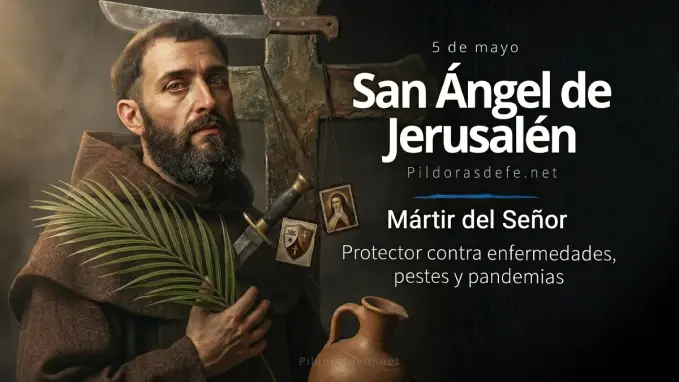 San Angel de Jerusalen Martir protector enfermedades