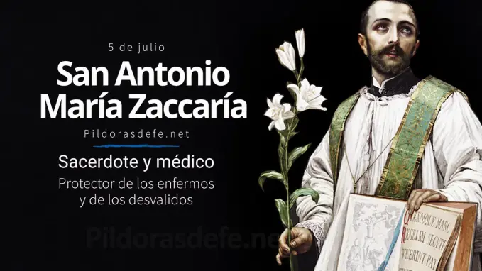 San Antonio Maria Zaccaria sacerdote medico fundador clerigos regulares promotor  horas