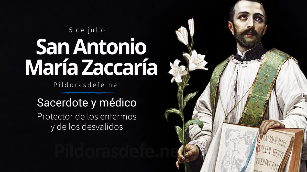 San Antonio Maria Zaccaria sacerdote medico fundador clerigos regulares promotor  horaswebp
