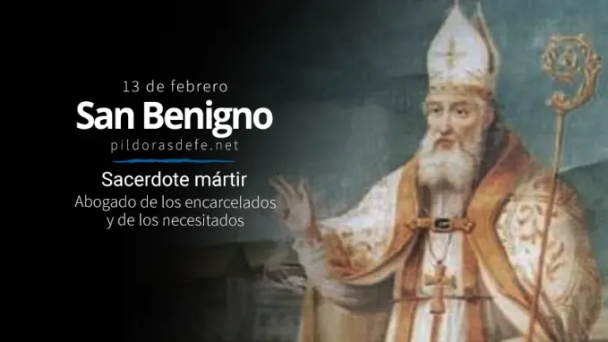 San Benigno de Todi sacerdote martir abogado de los encarcelados